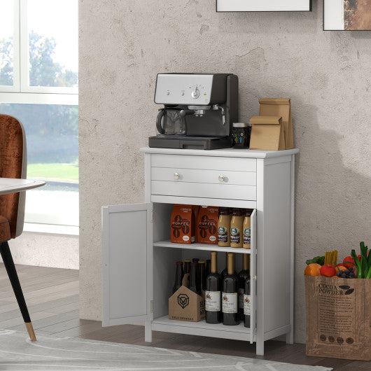 Free Standing Bathroom Storage Cabinet with Large Drawer
