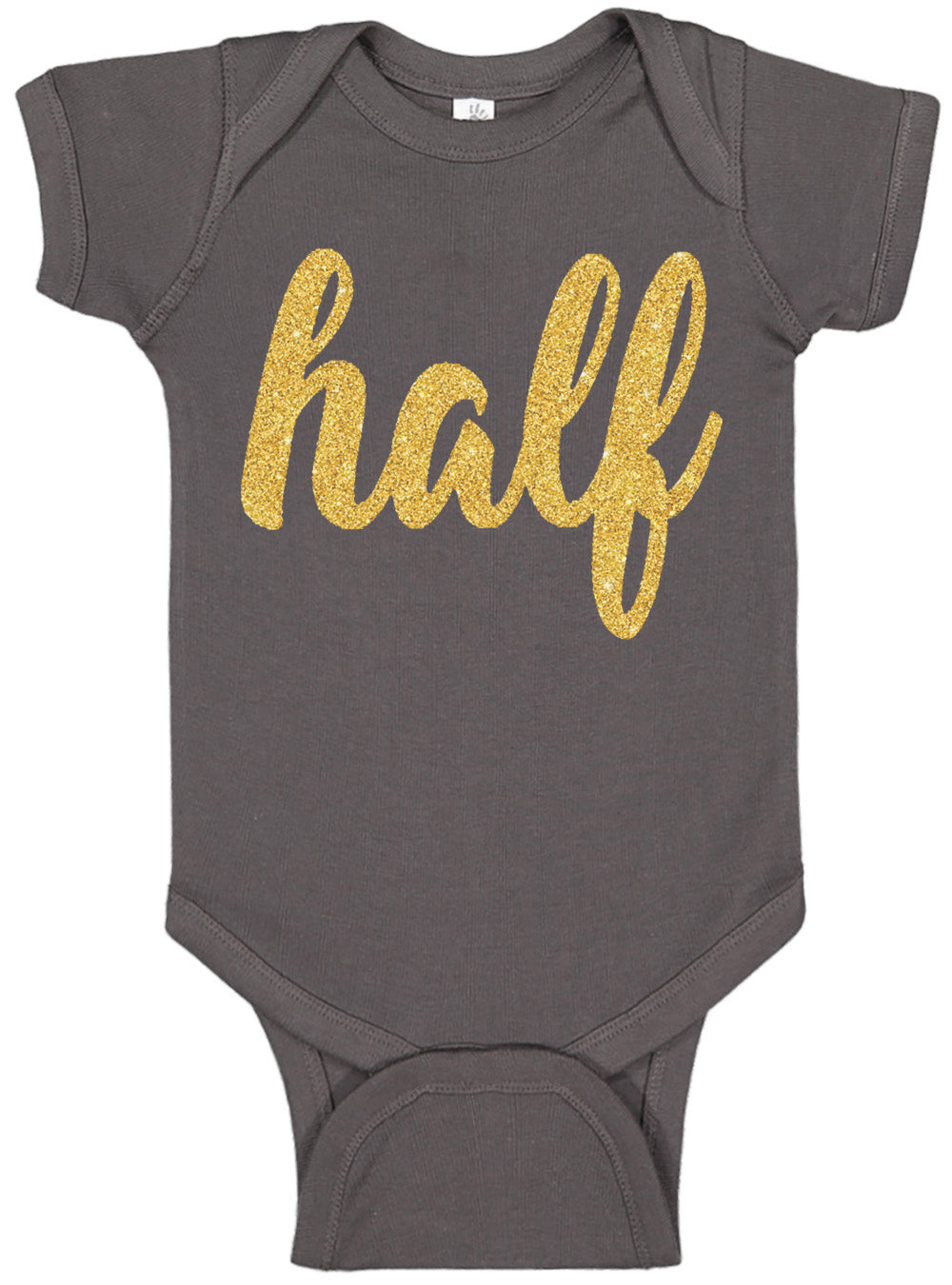Half Gold Birthday Bodysuit - Aiden's Corner