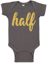 Half Gold Birthday Bodysuit - Aiden's Corner