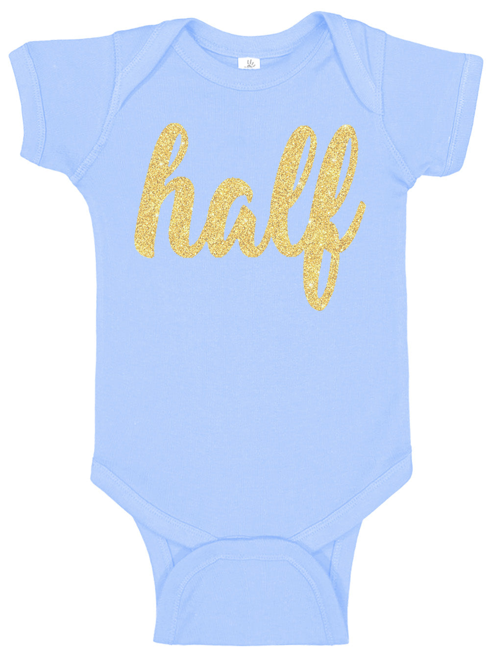 Half Gold Birthday Bodysuit - Aiden's Corner
