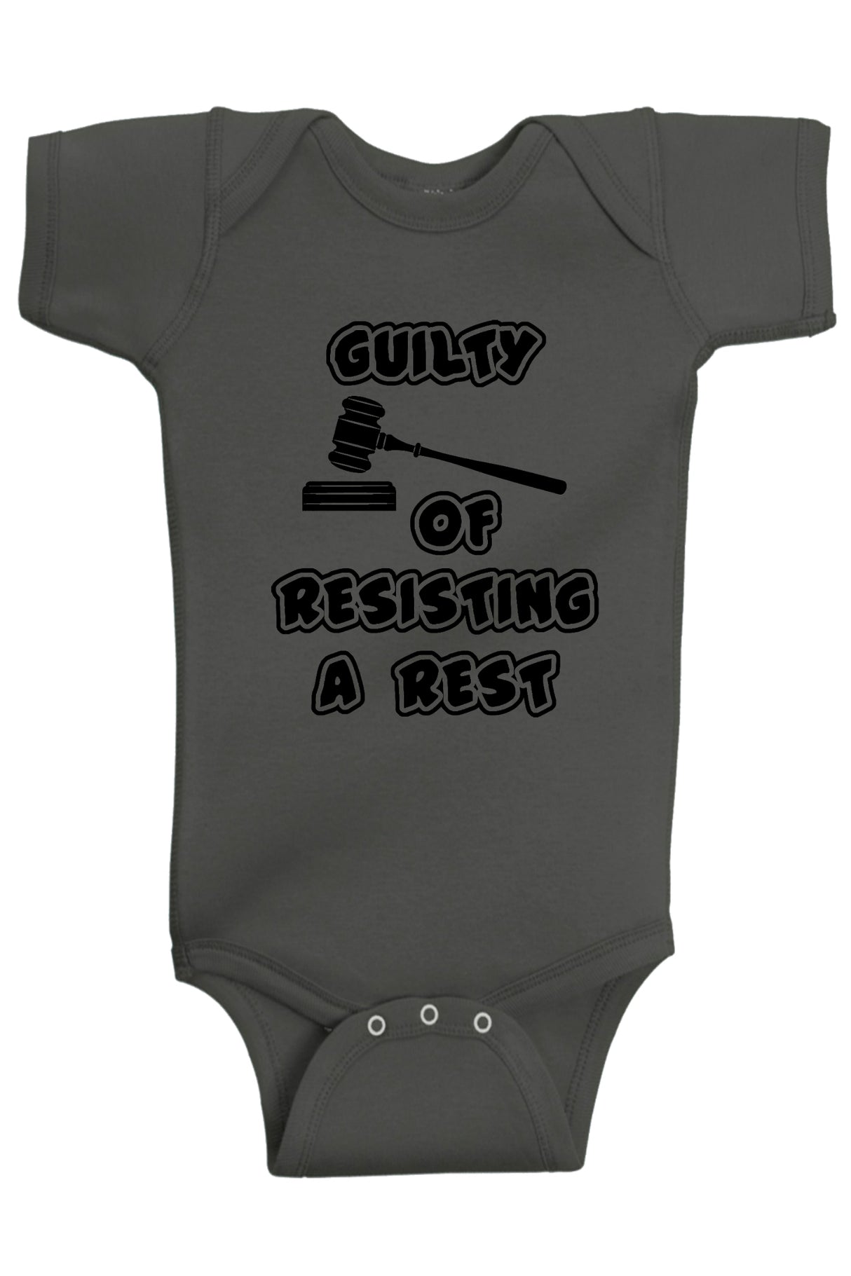 Guilty Of Resisting A Rest Bodysuits - Aiden's Corner