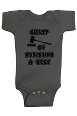 Guilty Of Resisting A Rest Bodysuits - Aiden's Corner