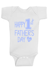 Happy 1st Father's Day Bodysuits - Aiden's Corner