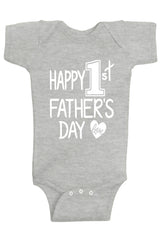Happy 1st Father's Day Bodysuits - Aiden's Corner