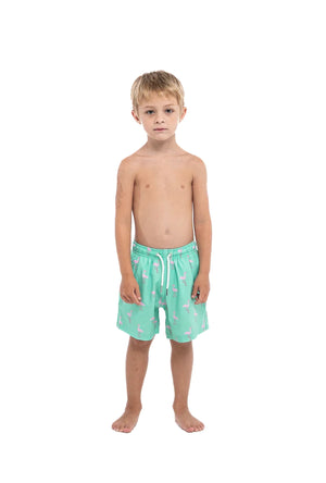 Green Flamingo by Bermies