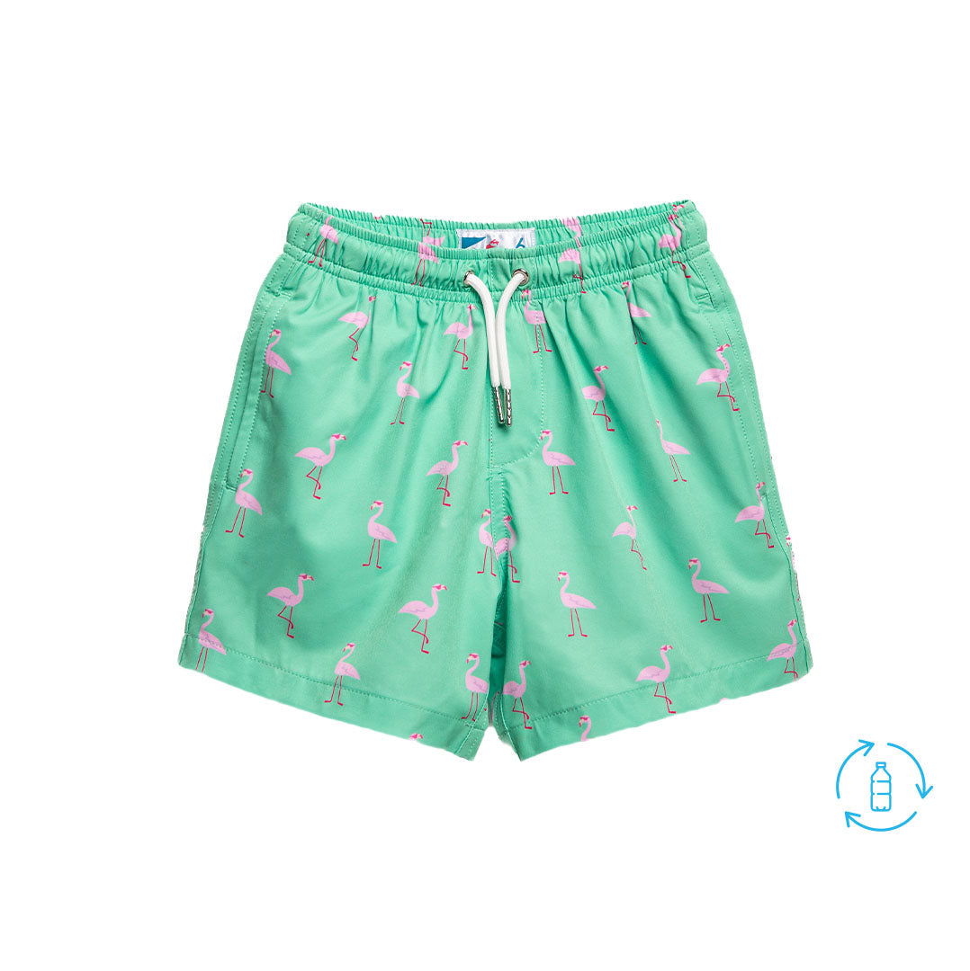 Green Flamingo by Bermies