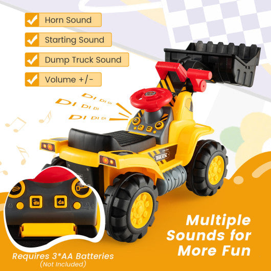 Kids Toddler Ride on Truck Excavator Digger