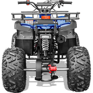 MotoTec Bull 125cc 4-Stroke Kids Gas ATV Blue