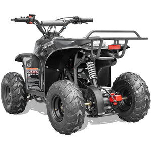 MotoTec Rex 110cc 4-Stroke Kids Gas ATV Black