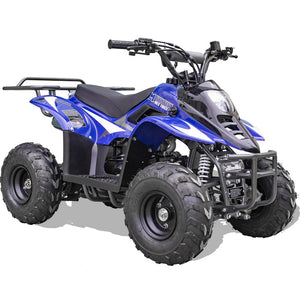 MotoTec Rex 110cc 4-Stroke Kids Gas ATV Blue