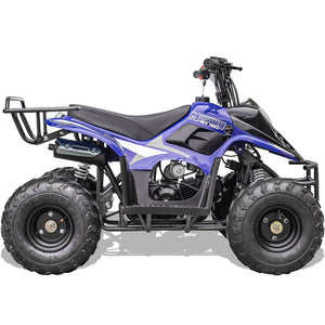 MotoTec Rex 110cc 4-Stroke Kids Gas ATV Blue