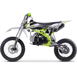 MotoTec X3 125cc 4-Stroke Gas Dirt Bike Green