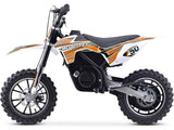 MotoTec 24v 500w Gazella Electric Dirt Bike Orange
