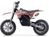 MotoTec 24v 500w Gazella Electric Dirt Bike Red