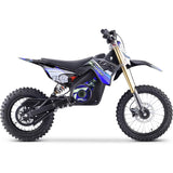 MotoTec 48v Pro Electric Dirt Bike 1800w Lithium Blue