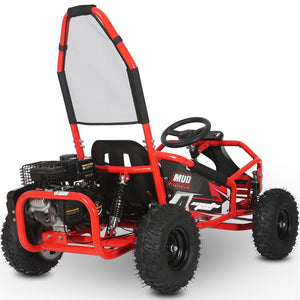 MotoTec Mud Monster 98cc Go Kart Full Suspension Red