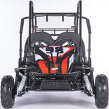 MotoTec Mud Monster XL 212cc 2 Seat Go Kart Full Suspension Red