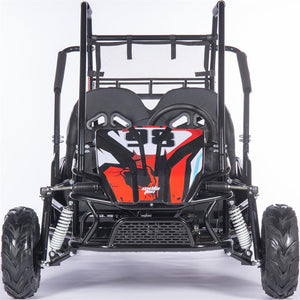 MotoTec Mud Monster XL 212cc 2 Seat Go Kart Full Suspension Red