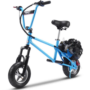 MotoTec 49cc Gas Mini Bike V2 Blue