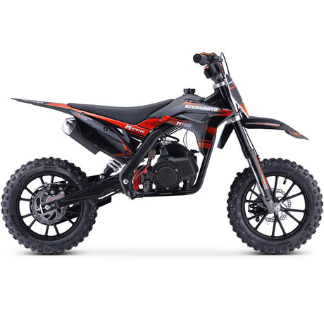 MotoTec Thunder 50cc 2-Stroke Kids Gas Dirt Bike Red