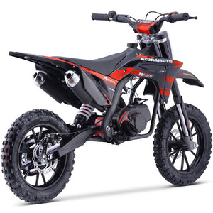 MotoTec Thunder 50cc 2-Stroke Kids Gas Dirt Bike Red