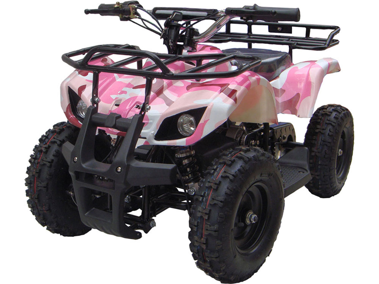 MotoTec 24v Kids ATV v4 Pink