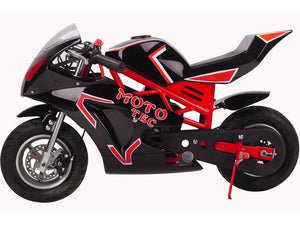 MotoTec Gas Pocket Bike GT 49cc 2-stroke Red