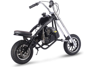 MotoTec 49cc Gas Mini Chopper Black
