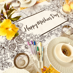 Happy Mother's Day Table Runner by Creative Crayons Workshop