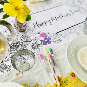 Happy Mother's Day Table Runner by Creative Crayons Workshop