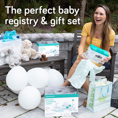 Ultimate Newborn Baby Bottle Feeding Set by Nanobébé US