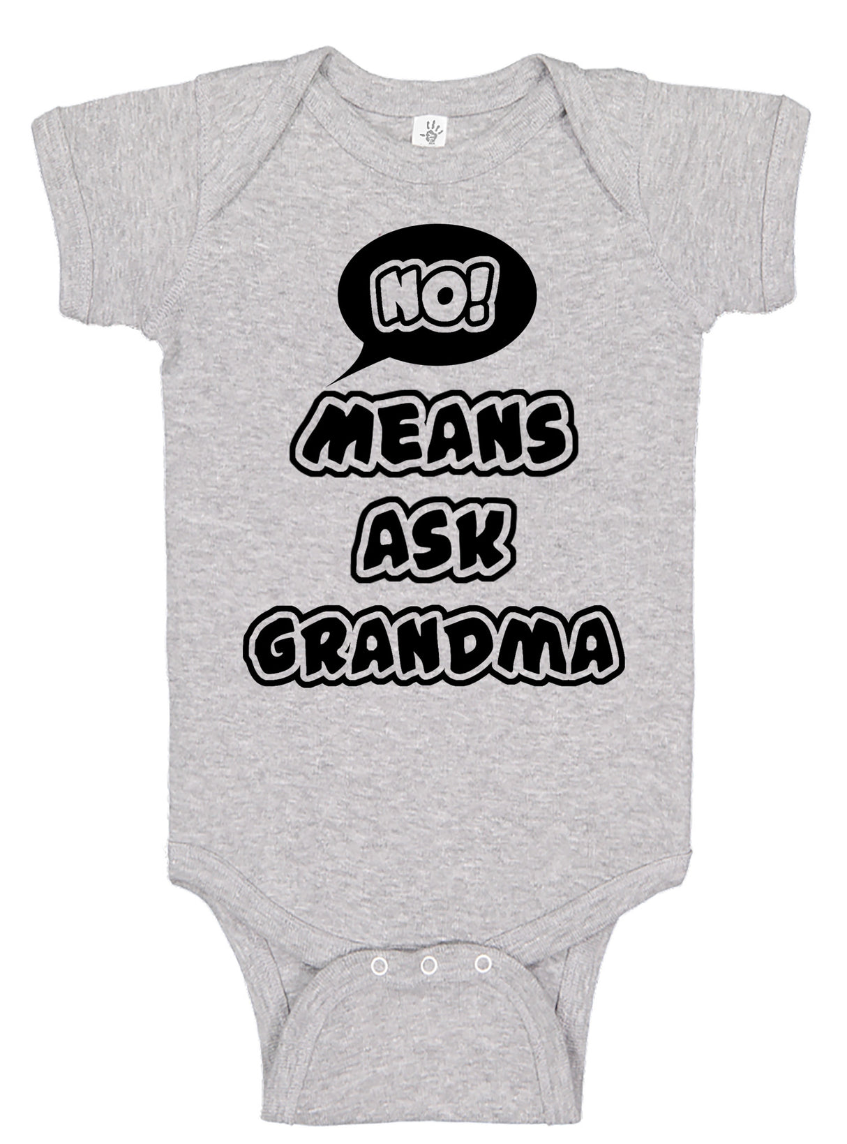 No Means Ask Grandma Bodysuit - Aiden's Corner