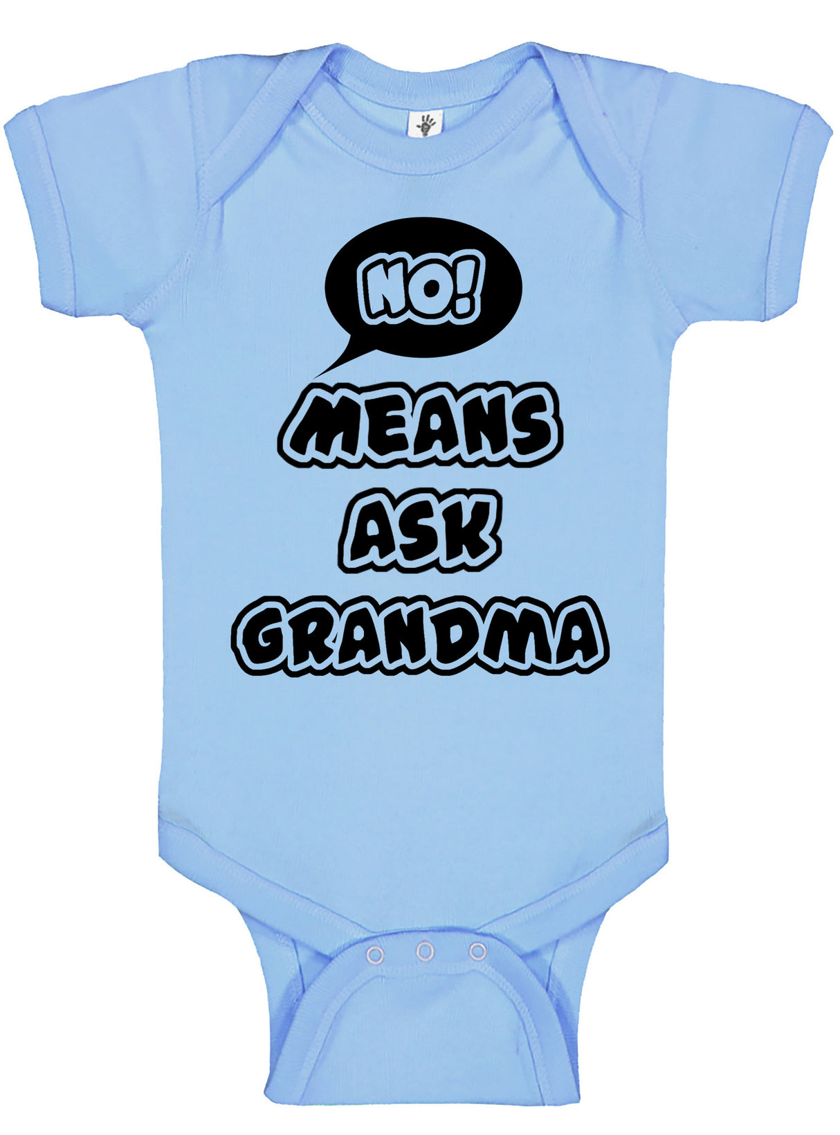 No Means Ask Grandma Bodysuit - Aiden's Corner