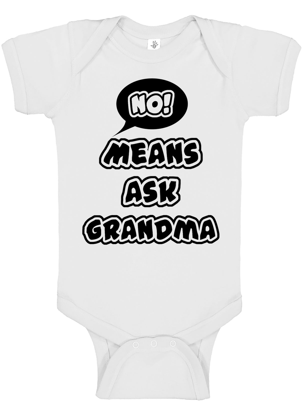 No Means Ask Grandma Bodysuit - Aiden's Corner