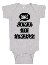 No Means Ask Grandpa Bodysuit - Aiden's Corner