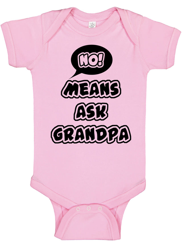 No Means Ask Grandpa Bodysuit - Aiden's Corner