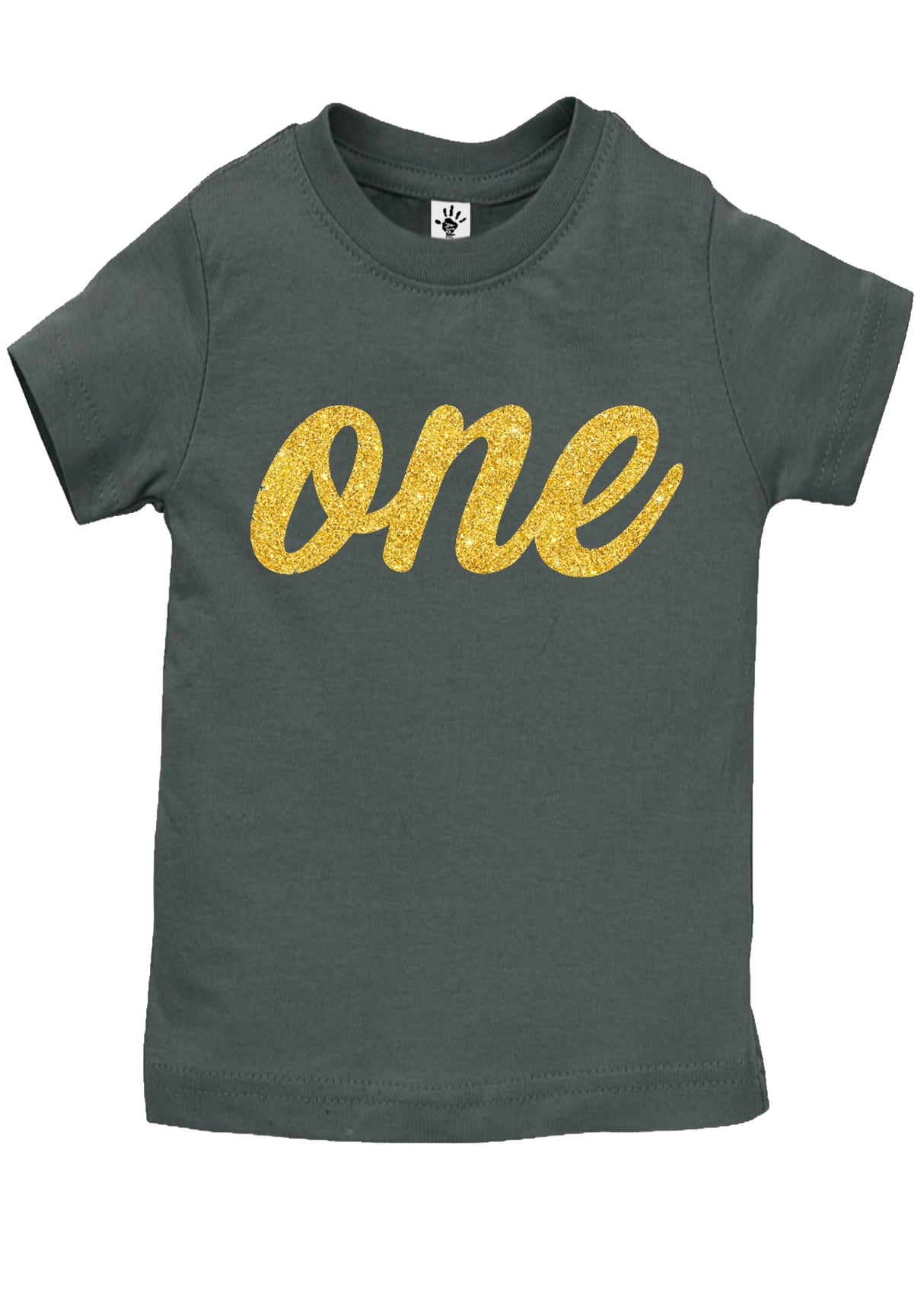 One Gold First Birthday Shirt - Aiden's Corner