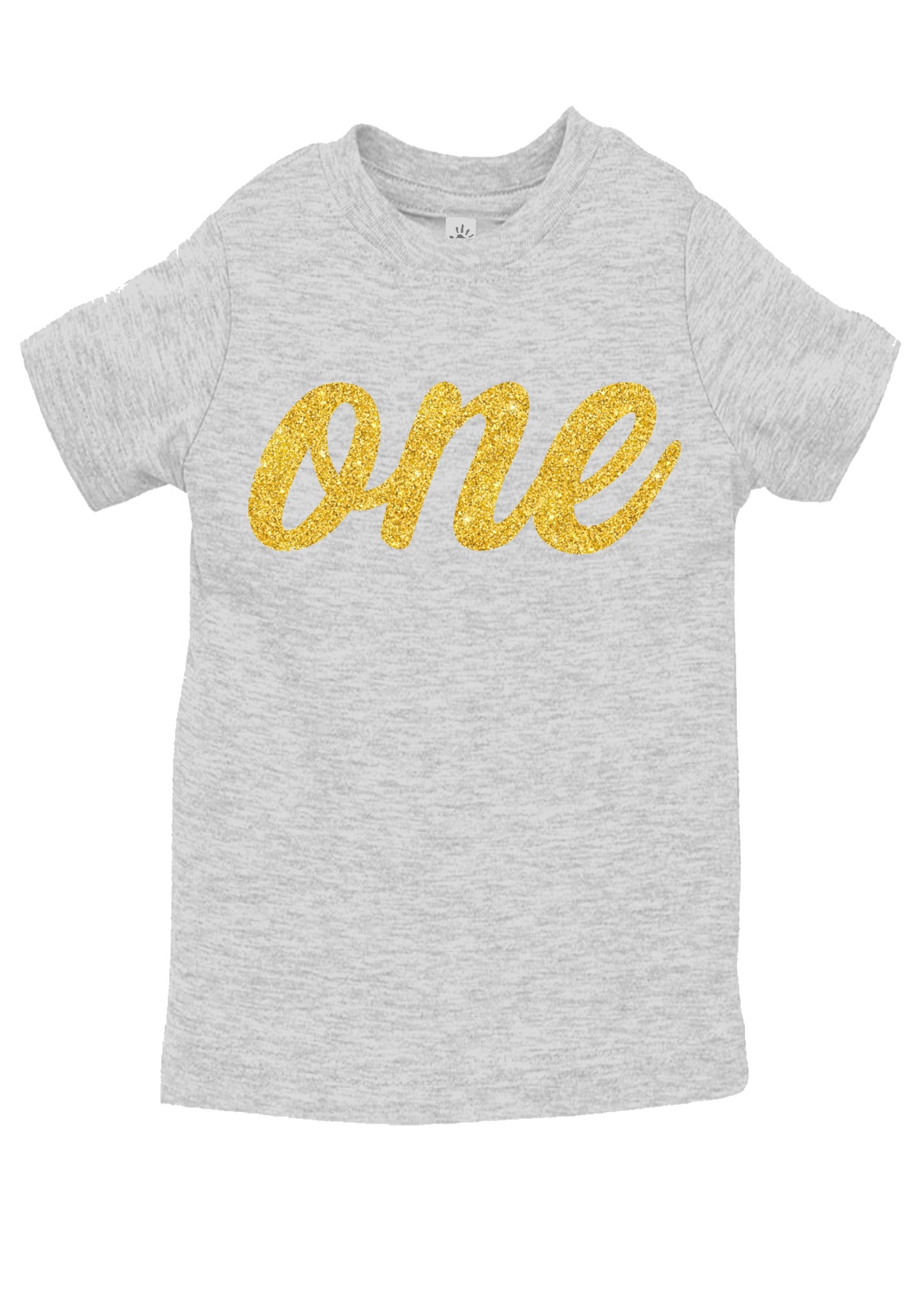 One Gold First Birthday Shirt - Aiden's Corner