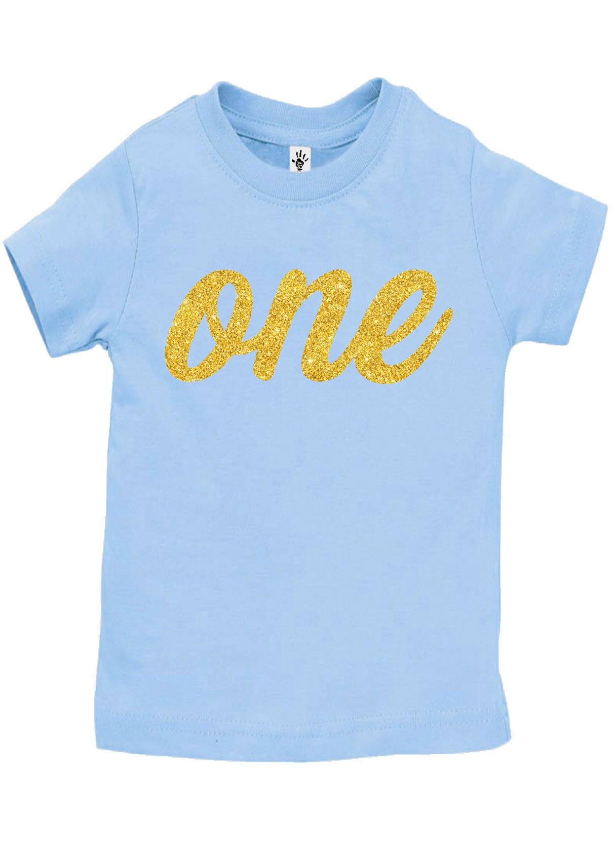 One Gold First Birthday Shirt - Aiden's Corner