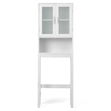 Over the Toilet Bathroom Storage Cabinet with Adjustable Shelf