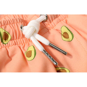 Pink Avocado - Kids Swim Trunks by Bermies
