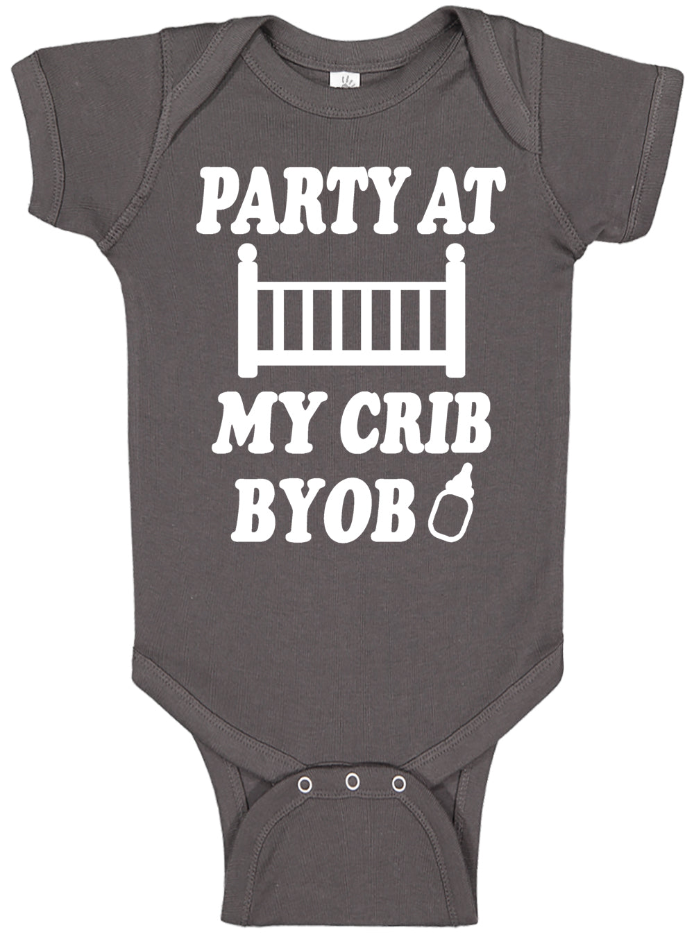 Party At My Crib Bodysuits - Aiden's Corner