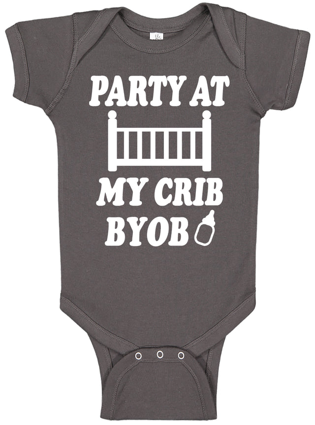 Party At My Crib Bodysuits - Aiden's Corner