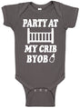 Party At My Crib Bodysuits - Aiden's Corner