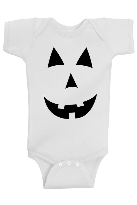 Pumpkin Face Halloween Bodysuits - Aiden's Corner