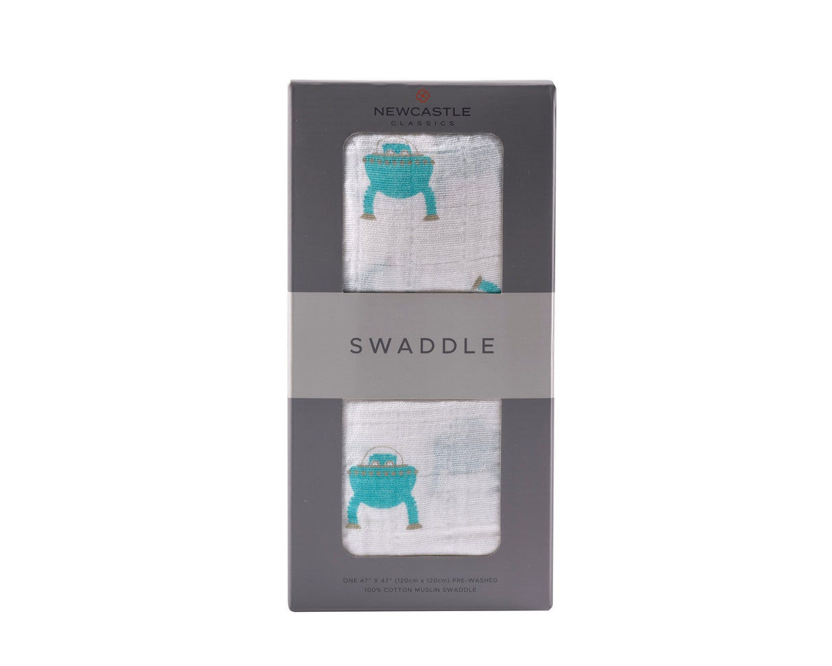 Space Robot Swaddle - Aiden's Corner Baby & Toddler Clothes, Toys, Teethers, Feeding and Accesories