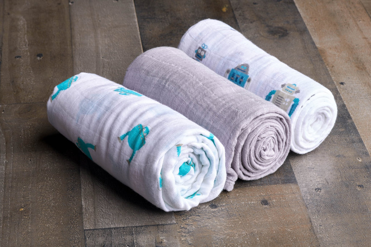 Space Robot Swaddle - Aiden's Corner Baby & Toddler Clothes, Toys, Teethers, Feeding and Accesories