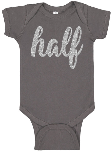 Half Silver Birthday Bodysuit - Aiden's Corner