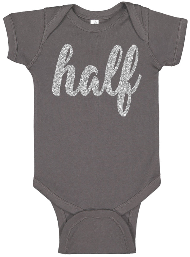 Half Silver Birthday Bodysuit - Aiden's Corner
