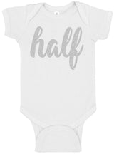 Half Silver Birthday Bodysuit - Aiden's Corner
